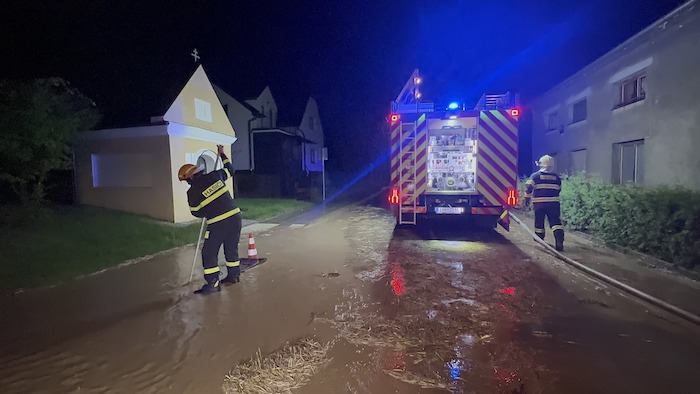 Olomouckým krajem se prohnaly bouřky