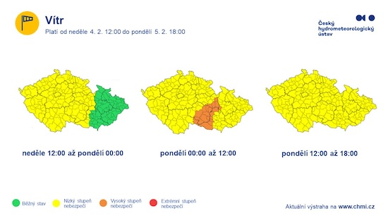 Výstraha meteorologů