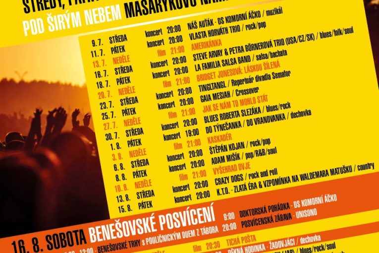 Náměstí před libereckou radnicí bude patřit TULIFESTu. Láká na soutěž kapel a koncert Pavla Vítka
