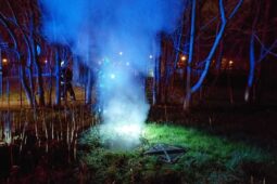 V podzemním kolektoru v Pardubicích hořelo