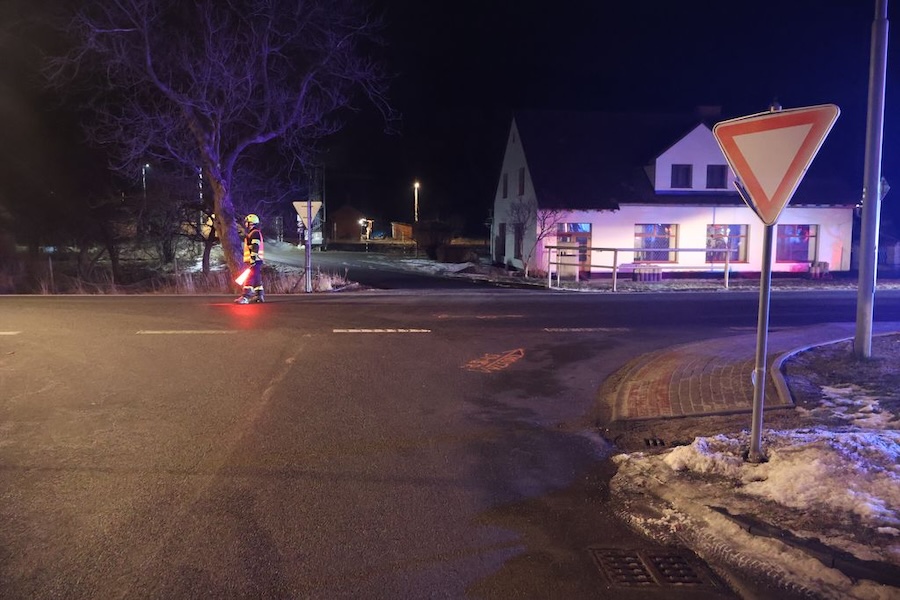 Místo tragické nehody