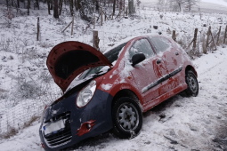 FOTO – Sněhová kalamita zasáhla Plzeňský kraj: Desítky nehod, silnice pod sněhem!