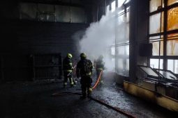 Požár v Lubné: Oheň zachvátil sál kulturního domu