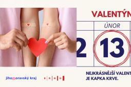 Blíží se Valentýn. Bohunické transfuzní oddělení láká na odběr krve, za který patří dárek