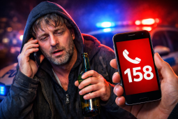 Opilý muž s více než 3 promile blokoval linku 158: Volal policii víc než čtrnáctkrát!