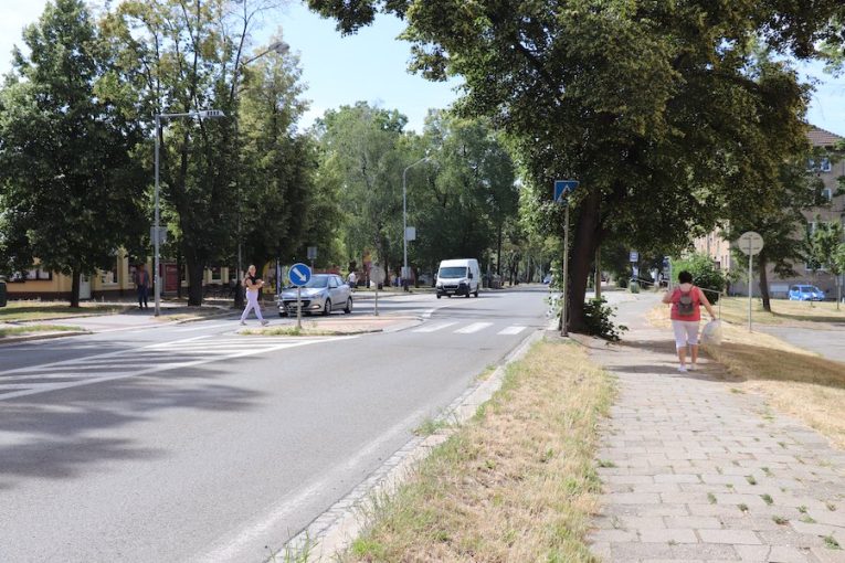 Ulice 9. května v Přerově