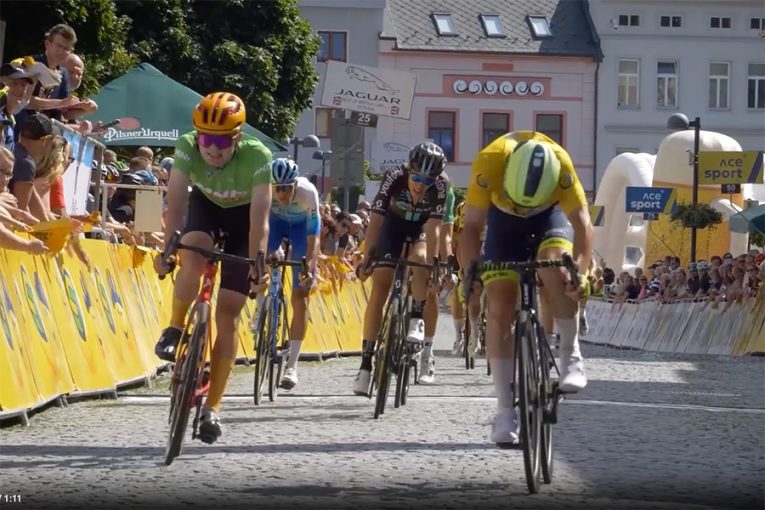 Dojezd cyklistického závodu